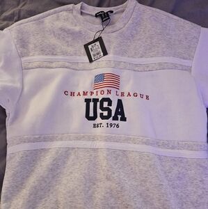 Champion League USA Gray Shirt